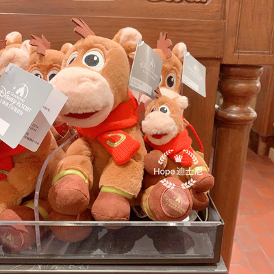 马年红心小马新春挂件毛绒公仔 上海迪士尼