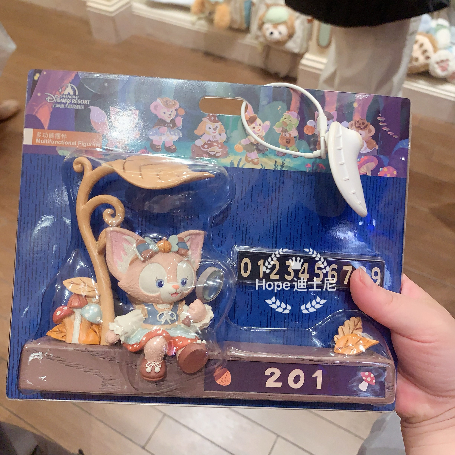 2025万圣节玲娜贝儿车牌号发光门牌装饰 上海迪士尼