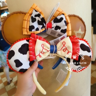 上海迪士尼国内代购 玩具总动员发箍胡迪翠丝巴斯光年 发饰头饰