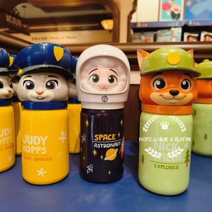 上海迪士尼代购 朱迪尼克坏绵羊不锈钢随手杯保温杯卡通