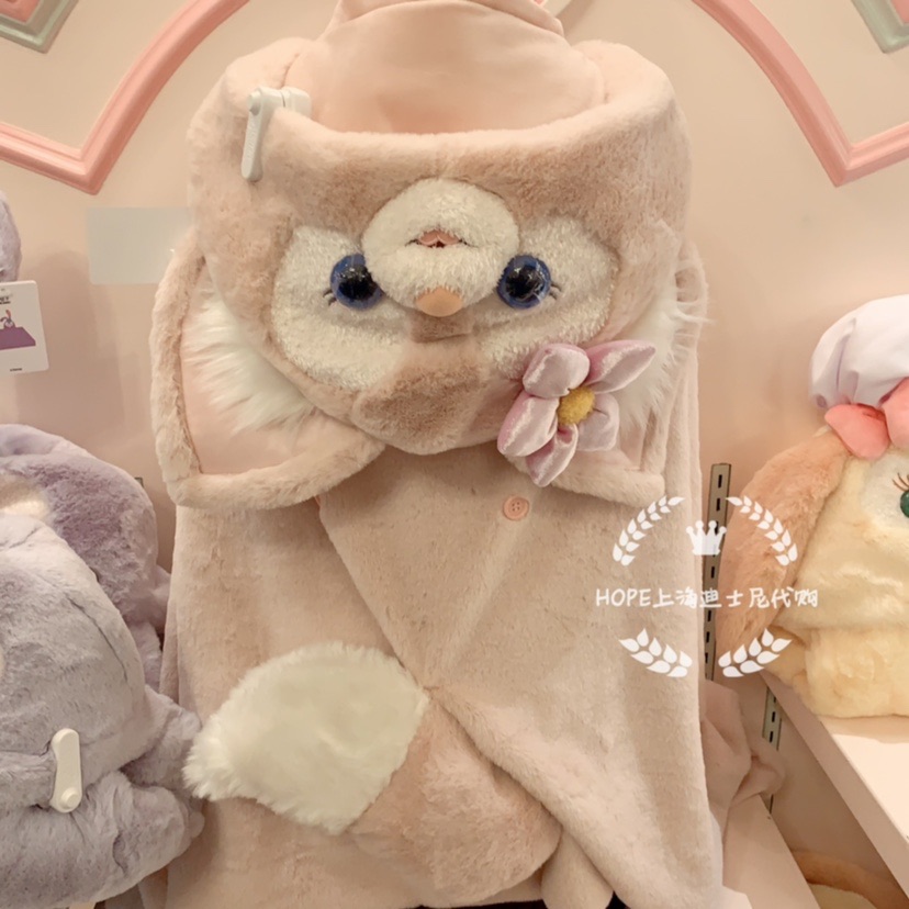 立体可琦安玲娜贝儿达菲毛毯子保暖加厚 上海迪士尼代购