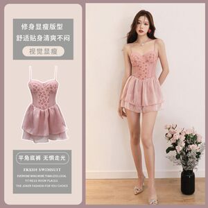 2025新款泳衣女连体裙式韩国时尚