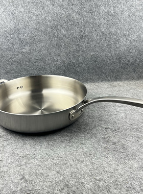 美国 Calphalon 高端系列食品级一体三层钢30CM深煎锅 用不坏的锅