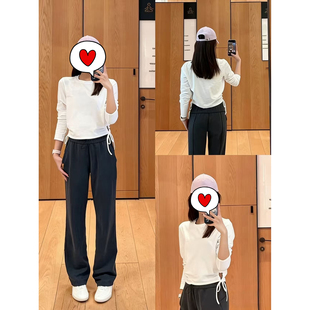 女 裸感垂滑软糯瑜伽休闲裤 Juicefish会上瘾滴神仙裤 显腿长神裤