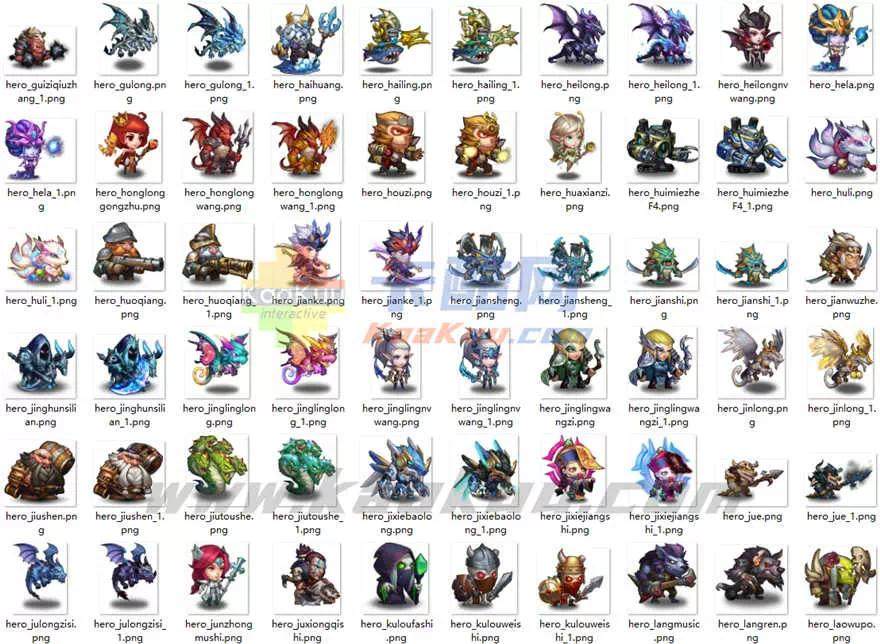 2D二头身Q版魔兽怪物人物角色Spine动画动作骨骼绑定技能特效素材