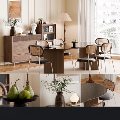 Blender 电商场景室内工装中古奶油桌椅cycles渲染工程源文件