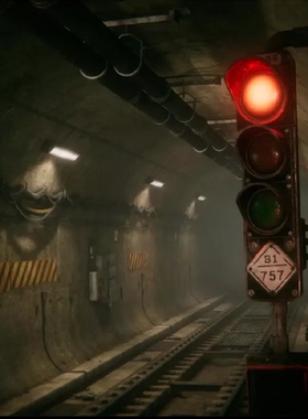 Unity3D城市地铁隧道场景 City Subway Tunnel Modular 1.0