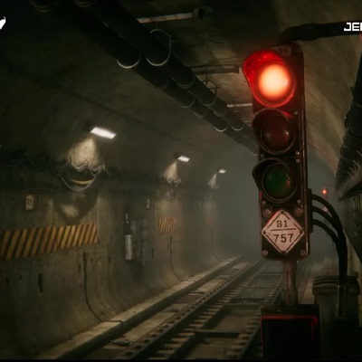 Unity3D城市地铁隧道场景 City Subway Tunnel Modular 1.0