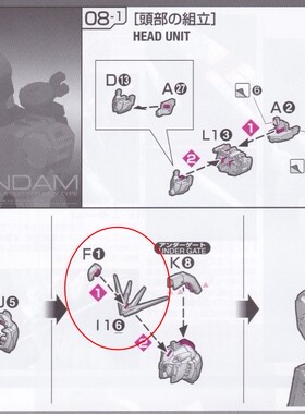 李翔 国产 AE RG RX93 牛高达 天线 F1 I1-6 强化 零件 补件 部件
