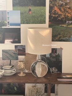 Moment 店工作室陈列 Future中古风韩系玻璃球台灯卧室床头灯服装