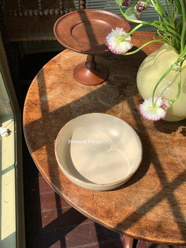Moment Future复古陶瓷家用菜盘子意面沙拉碗一人食盖饭大碗餐具