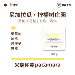 扑满咖啡 尼加拉瓜柠檬树庄园黄帕卡马拉水洗手冲单品咖啡豆 100g