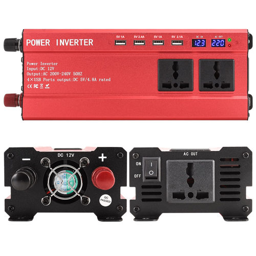 2000W逆变器美规12V转110V1000WW3000W4000W5000W车载电源