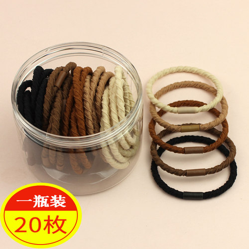 奶茶色头绳高弹力耐用韩式