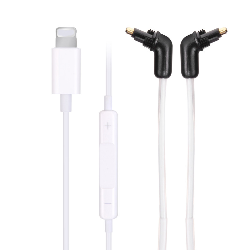 Earmax 适用ex800st MDR7550EX1000 EXK Lighting 升级线 耳机线