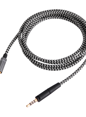 森海大馒头HD4.30HD400S塞尔HD458HD450BT黑色尼加长音频线耳机线