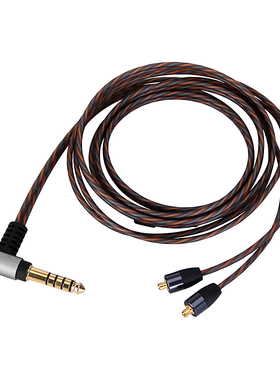 Earmax 4.4mm平衡线舒尔SE315SE215SE535SE846 ZX-300A耳机升级线