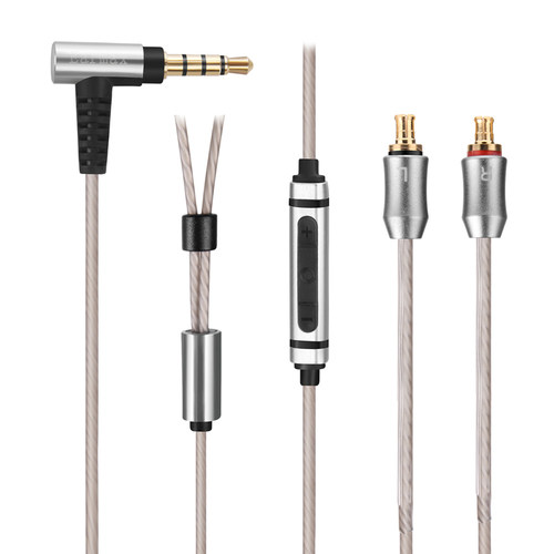 铁ATH-LS50IS三 LS70升级线 LS200角 LS300 E40 E50E70镀银耳机线