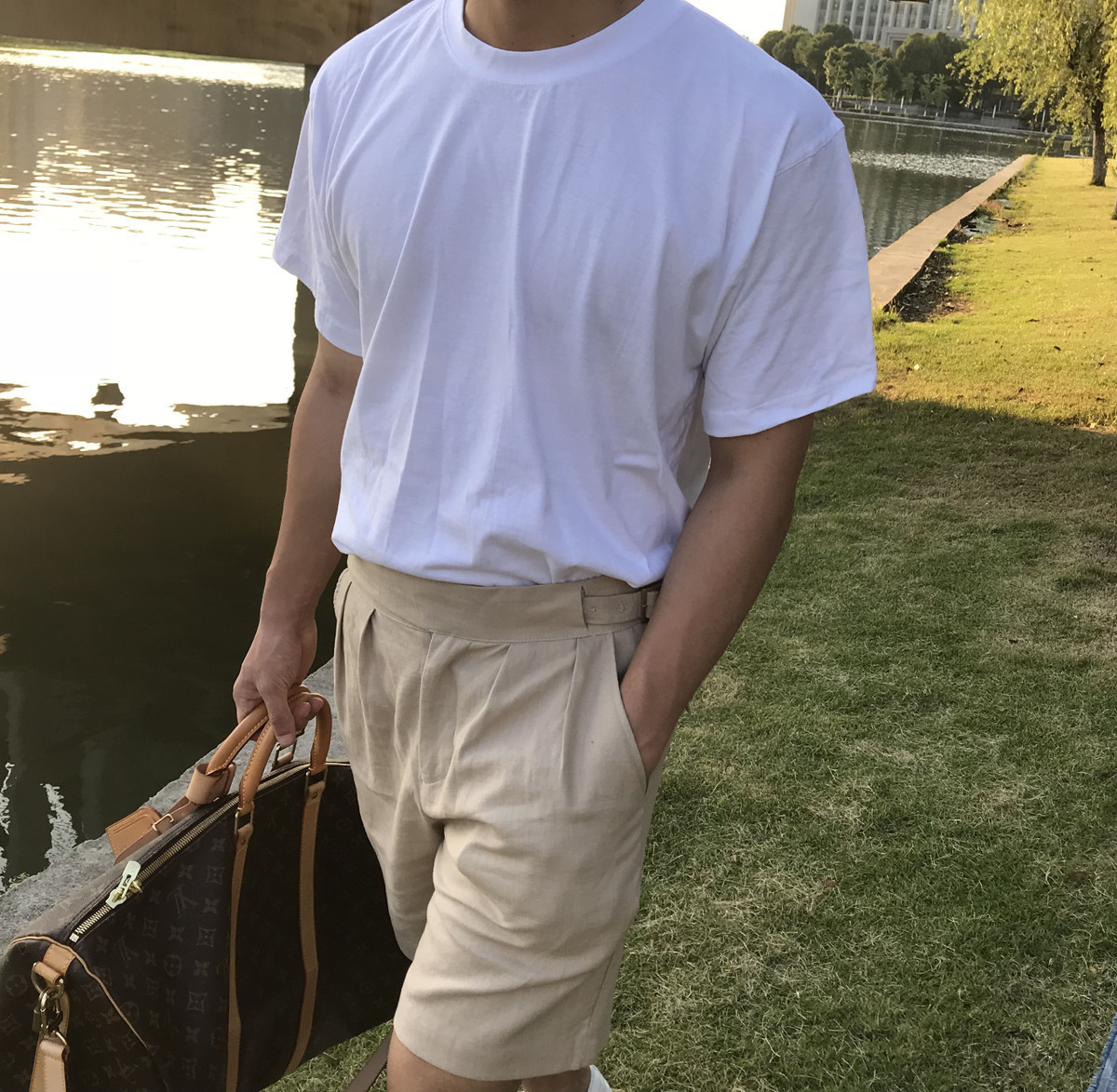 gssu纯棉白色男女体恤半袖打底衫