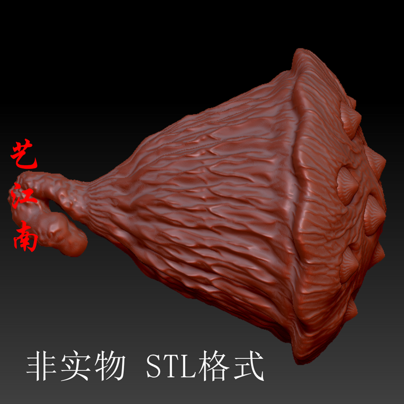 s0024成熟干枯莲蓬stl格式文件三维3d立体图