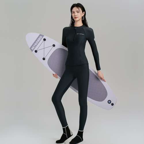 2026新款分体泳衣女长袖防晒速干