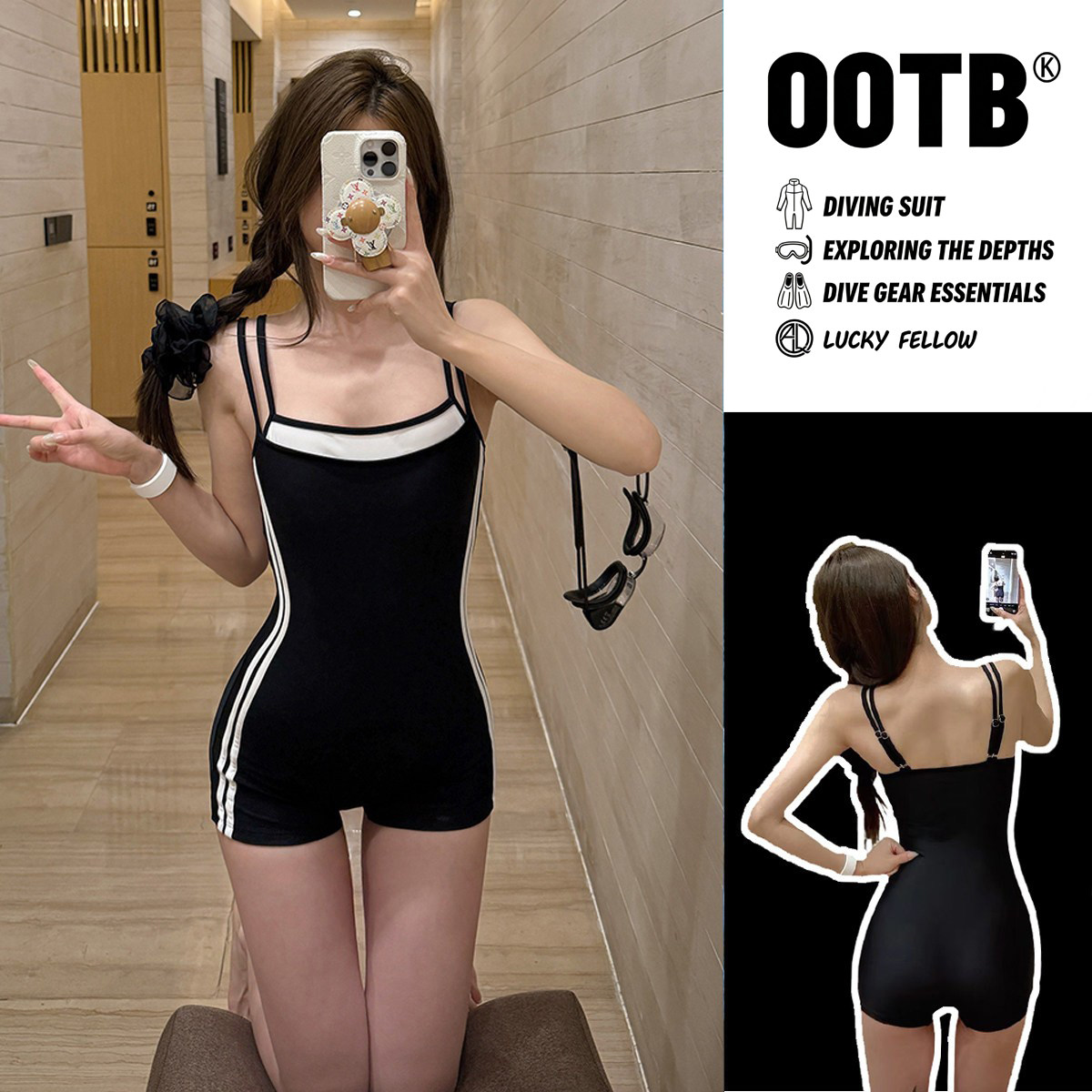 竞速泳衣女款2026新款高级感连体平角裤游泳馆专用遮肉显瘦游泳衣