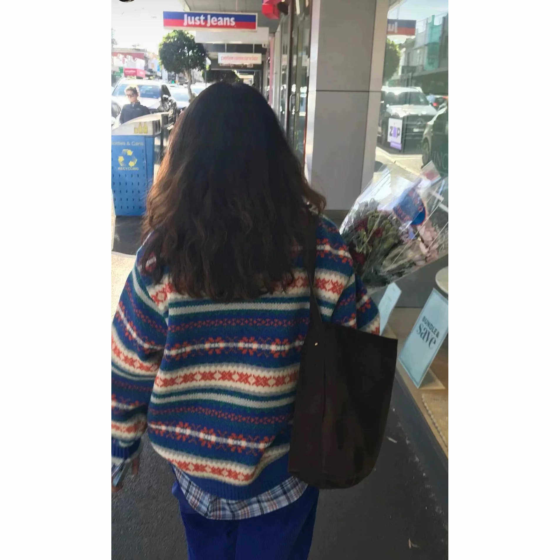 费尔岛配色很绝的条纹毛衣针织衫