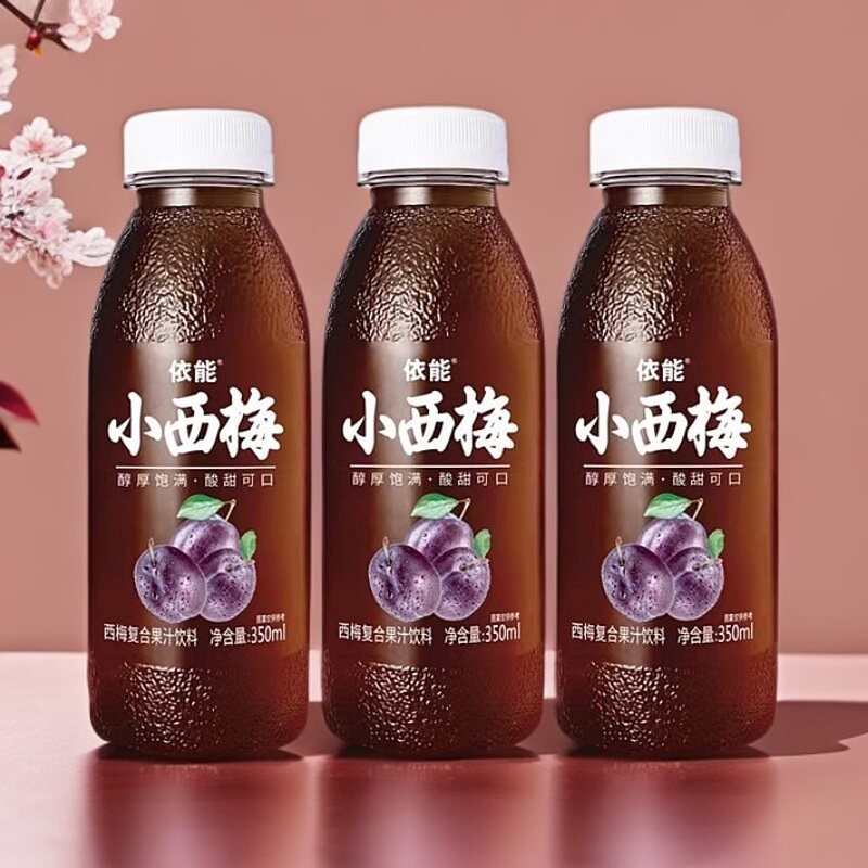 依能小西梅复合果汁饮料醇厚清新酸甜可口浓郁果味饮品350ml*6瓶