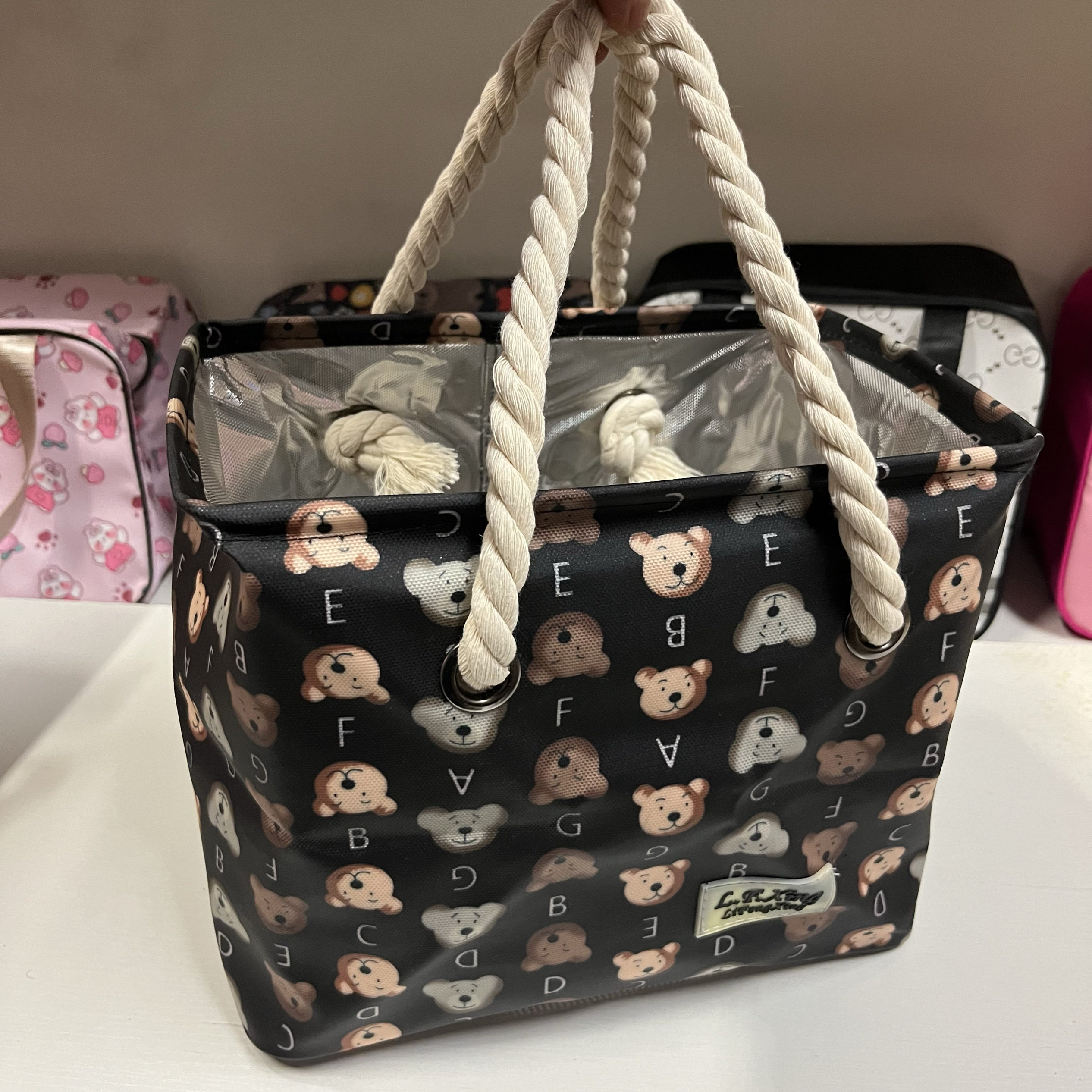 韩版浴筐卡通浴兜洗漱筐浴包沥水网手提包大容量洗澡筐游泳筐漏水,收纳整理,洗澡篮,淘宝优惠券,粉丝福利购,淘宝优惠卷