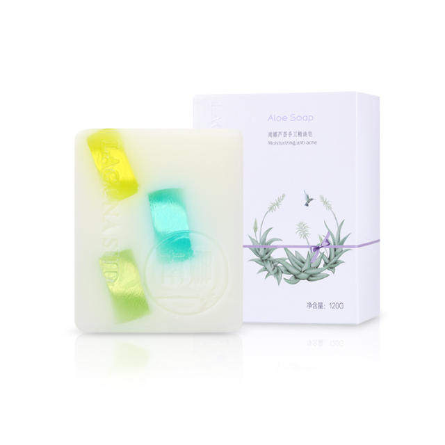 热卖南娜芦荟手工精油皂洗脸皂女手工皂/精油皂