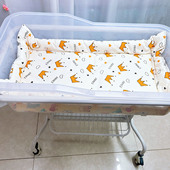 医院产房婴儿床棉花小褥子可机洗月子中心婴儿车床小垫子纯棉床垫