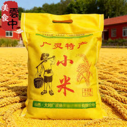 大同广灵特产小米山西黄小米五谷杂粮黄小米粥熬稀饭米粗粮礼盒装