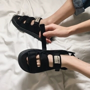Mùa hè phiên bản Hàn Quốc của dép và dép nam xu hướng 2019 mới đôi dép đi ngoài mang giày đi biển ngoài trời cho học sinh - Sandal