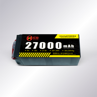 半固态电池 330系列 27000mah 6s 长航时 低温 无人机电池