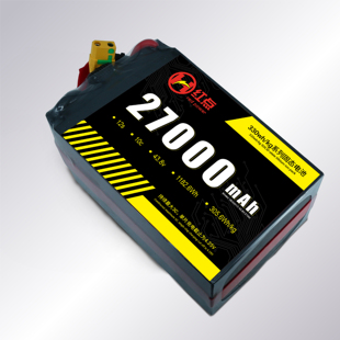 半固态电池 330系列 27000mah 12s 长航时 低温 无人机电池