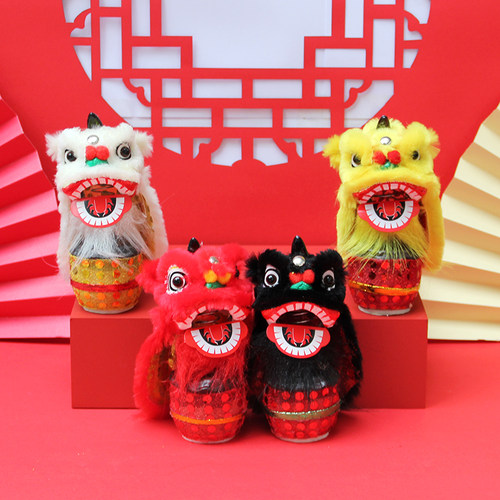 醒狮摆件送礼显喜庆生财利是