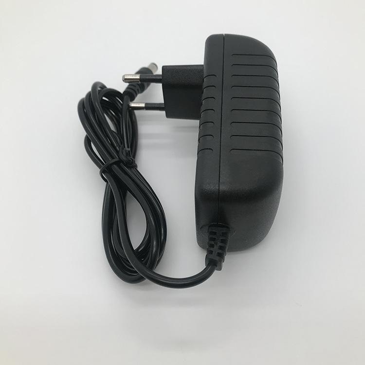厂家大量供应24v 1a开关电源监控摄像头音响移动硬盘欧规适配器