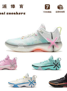李宁韦德幻影6男子2024新款轻量缓震回弹防滑耐磨篮球鞋ABPU029
