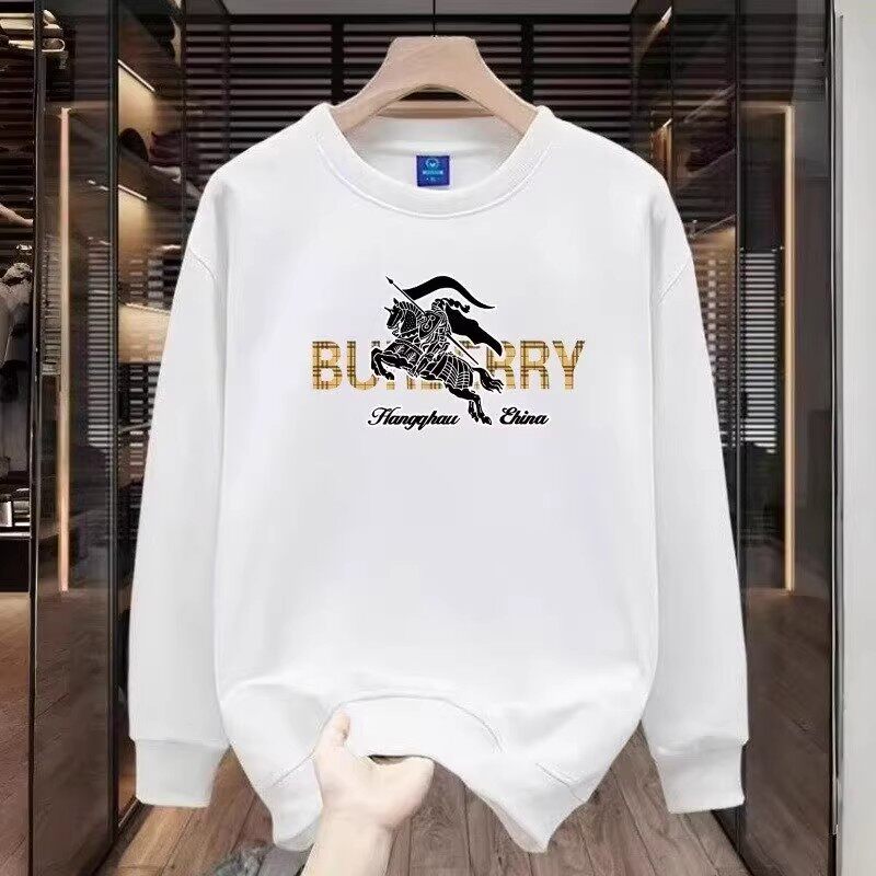 【1折专区】奥特莱斯 美式印花无帽卫衣男女秋季高街情侣宽松上衣