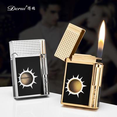 得瑞钢音朗声充气打火机精品男士