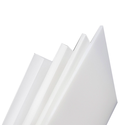 白色食品级硬塑板pp板耐强酸强碱