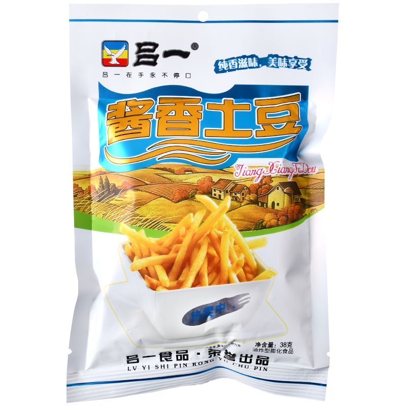 吕一酱香土豆36g宿舍网红膨化儿时经典怀旧零食薯条解馋