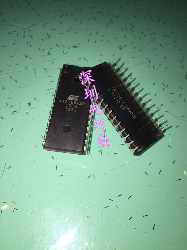 AT27C512R-70PU 可擦除可编程 ATMEL储存器 DIP28 进口原装