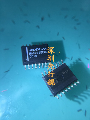 MAX232EEWE 进口原装 MAX芯片 WSOP-16