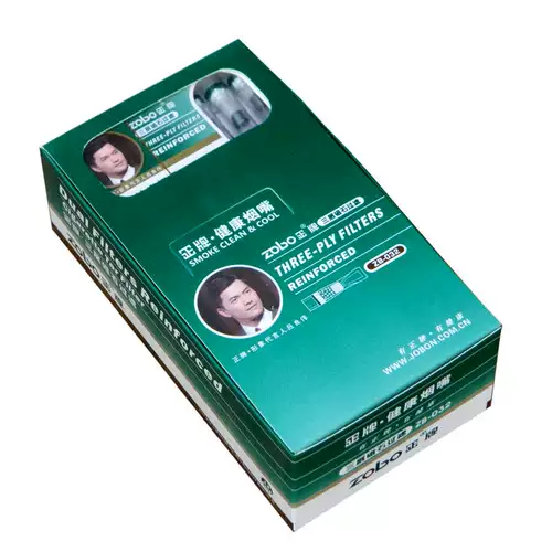 Zobo подлинный ZB-032 Одноразовый сигарет-экорновый фильтр тройной магнитный магнитный фильтр дымо