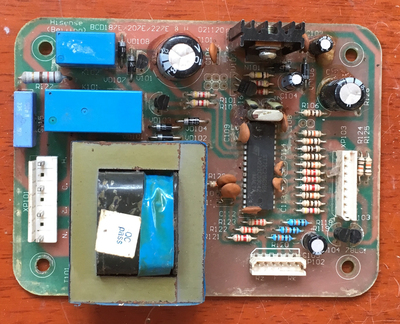 海信冰箱BCD-187E/207E/227E电源主控板021120
