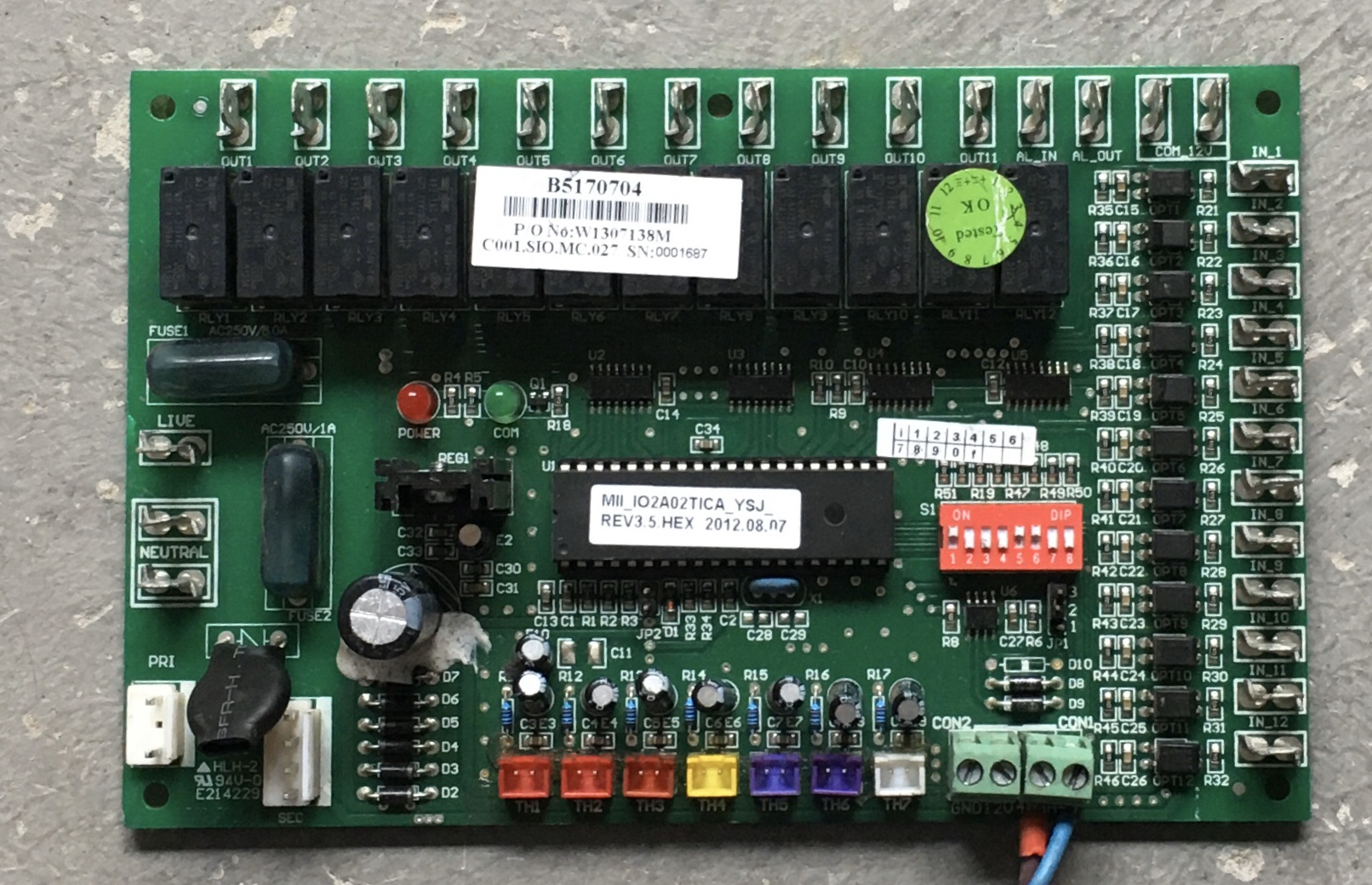 中央空电路板特灵B5170704