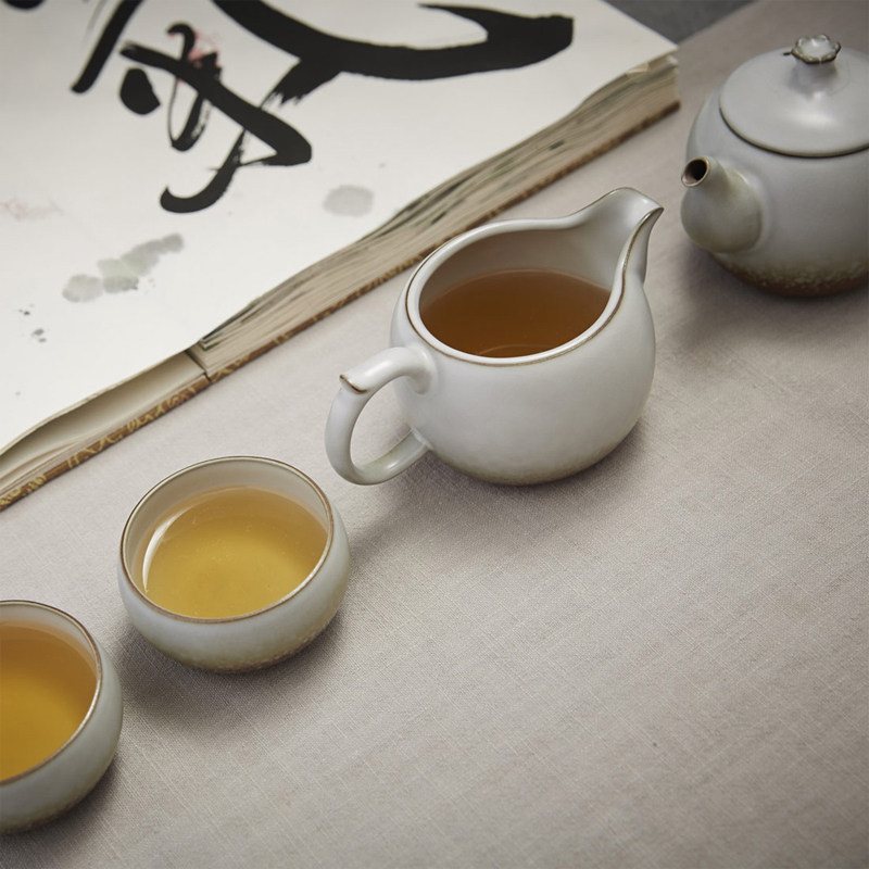 乾唐轩活瓷杯多富圆满陶釉茶具1