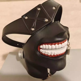 第五代新款3D立体透气食尸鬼cosplay二次元动漫半脸面罩cos面罩