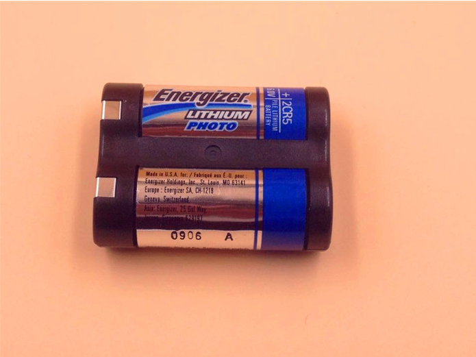 美国Energizer 6V锂电池 不能充电 2CR5 6V 相机电池